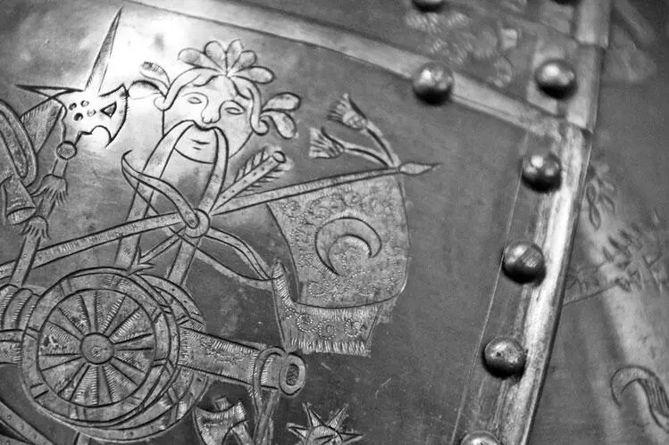 Рис 302 Увеличенный фрагмент с полумесяцем на знамени Рис 303 Еще одно - фото 302