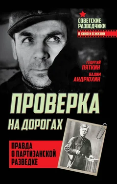 Георгий Пяткин Проверка на дорогах. Правда о партизанской разведке обложка книги