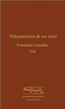 Fernando González Pensamiento de un viejo обложка книги