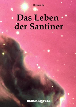 Hermann Ilg DAS LEBEN DER SANTINER обложка книги