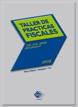 José Pérez Chávez Taller de prácticas fiscales 2016 обложка книги