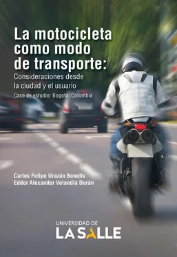 Carlos Felipe Urazán Bonells La motocicleta como modo de transporte обложка книги