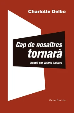 Charlotte Delbo Cap de nosaltres tornarà обложка книги