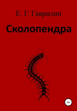 Евгений Гаврилин Сколопендра обложка книги