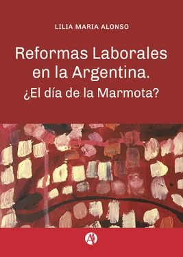 Lilia María Alonso Reformas laborales en la Argentina обложка книги