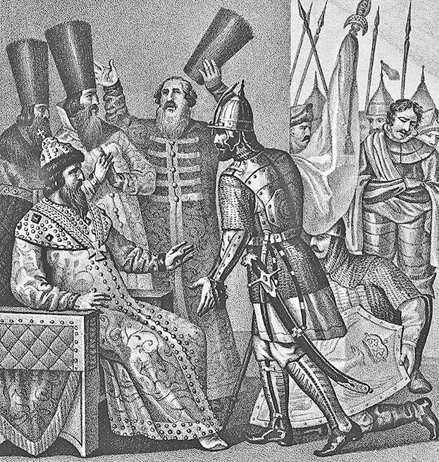 Б А Чориков Великий князь Иоанн III Васильевич получает известие о победе - фото 40