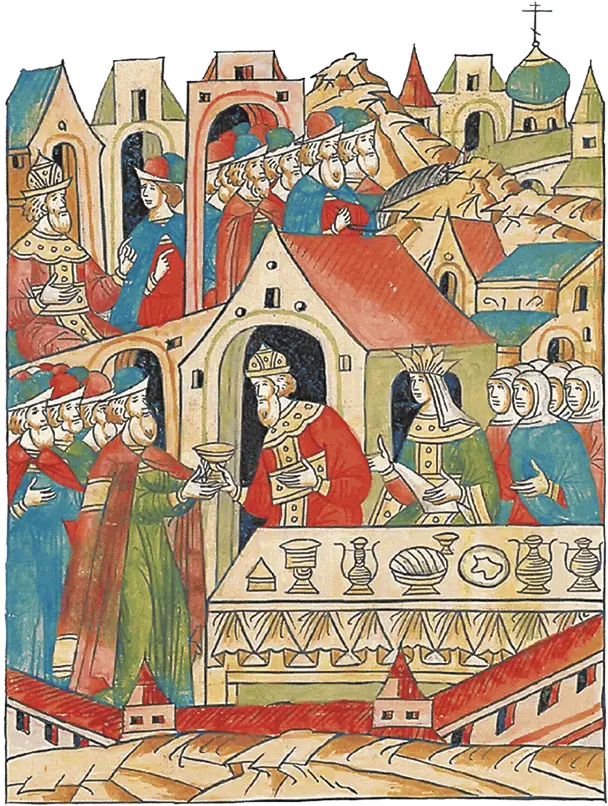Свадьба князя литовского Александра и дочери Ивана III Елены Ивановны в 1494 г - фото 41