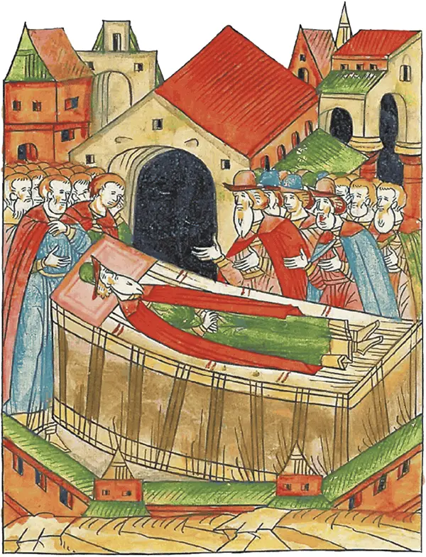 Смерть Михаила Верейского Миниатюра Лицевого летописного свода XVI в Когда - фото 69