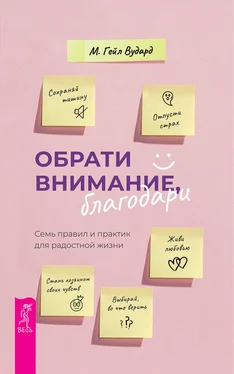 М. Гейл Вудард Обрати внимание, благодари. Семь правил и практик для радостной жизни обложка книги