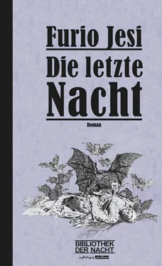 Furio Jesi Die letzte Nacht обложка книги