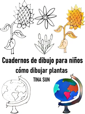 Tina Sun Cuadernos de dibujo para niños: cómo dibujar plantas обложка книги