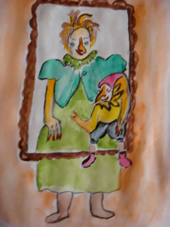 рисуют дети Куклы Жизель жили в картонном дворце где хозяином был карлик - фото 2