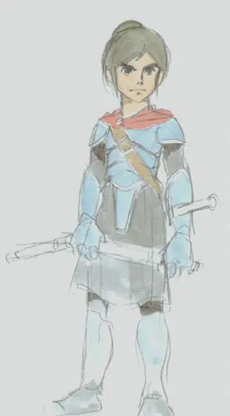 Boceto de Sengoku majō Studio Ghibli 1996 A simple vista puede resultar - фото 15