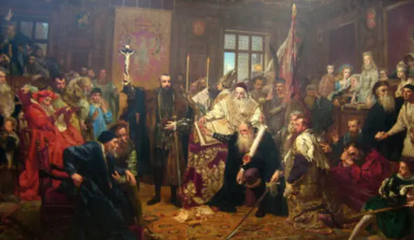 Ян Матейко Люблинская уния Картина написана в 1869 году то есть к - фото 18