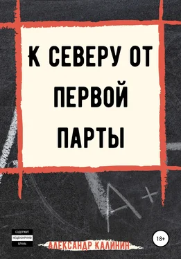 Александр Калинин К северу от первой парты обложка книги