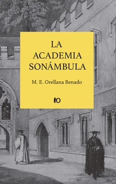 M. E. Orellana Benado La academia sonámbula обложка книги