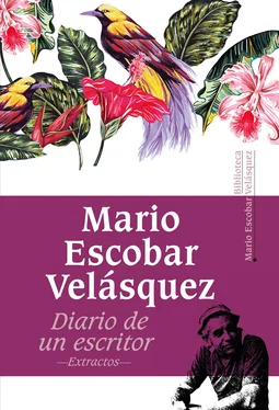 Mario Escobar Velásquez Diario de un escritor обложка книги