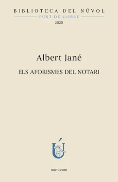 Albert Jané Els aformismes del notari обложка книги
