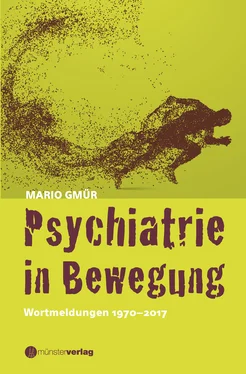 Mario Gmür Psychiatrie in Bewegung обложка книги