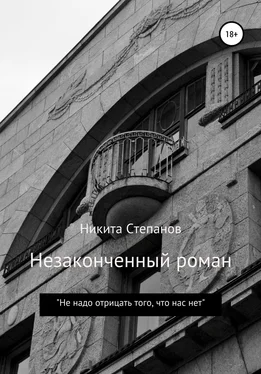 Никита Степанов Незаконченный роман обложка книги