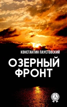 Константин Паустовский Озерный фронт обложка книги