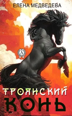 Елена Медведева «Троянский» конь обложка книги