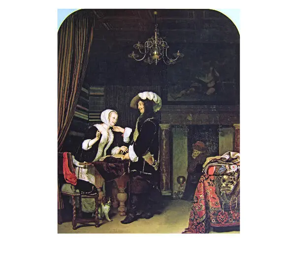 Франс ван Мирис Старший Суконная лавка 1660 г Музей истории искусства - фото 18
