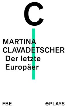 Martina Clavadetscher Der letzte Europäer обложка книги