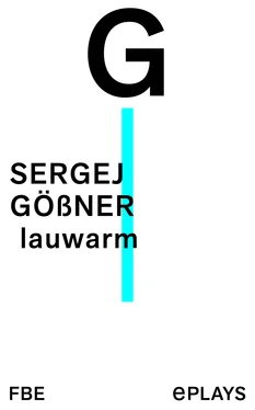 Sergej Gößner lauwarm обложка книги