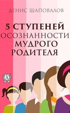 Денис Шаповалов 5 ступеней осознанности мудрого родителя обложка книги