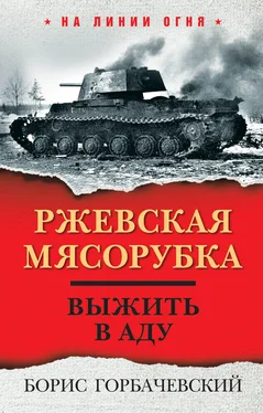 Борис Горбачевский Ржевская мясорубка. Выжить в аду обложка книги