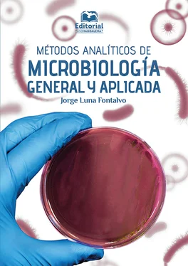 Jorge Luna Fontalvo Métodos analíticos de microbiología general y aplicada обложка книги