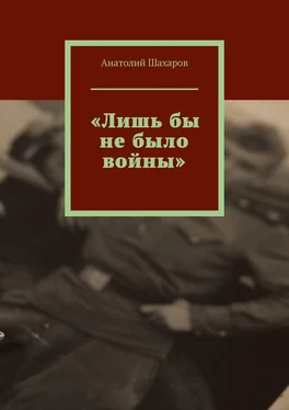 Анатолий Шахаров «Лишь бы не было войны» обложка книги