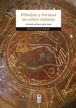 Ignacio Villegas Vergara Dibujos y formas en cobre chileno обложка книги