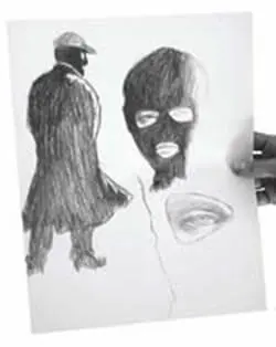 The eyes she said describing them while I made another drawing I showed - фото 67