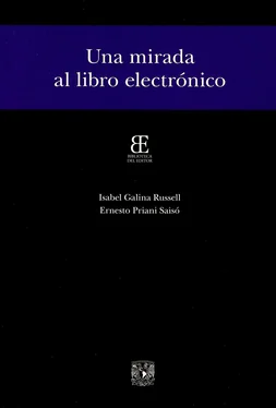 Isabel Galina Russell Una mirada al libro electrónico обложка книги