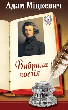 Адам Міцкевич Вибрана поезія обложка книги