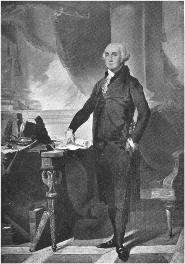 GEORGE WASHINGTON FROM THE PAINTING ATTRIBUTED TO GILBERT STUART IN THE - фото 1