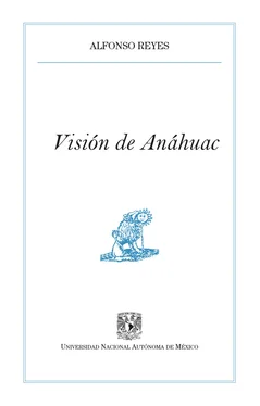 Alfonso Reyes Visión de Anáhuac обложка книги