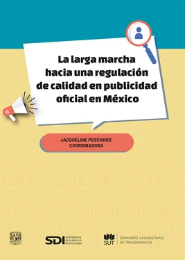 Raúl Trejo Delarbre La larga marcha hacia una regulación de calidad en publicidad oficial en México обложка книги