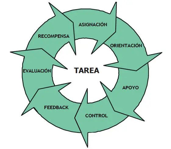 El liderazgo gerencial en torno a la tarea de los colaboradores comprende las - фото 4