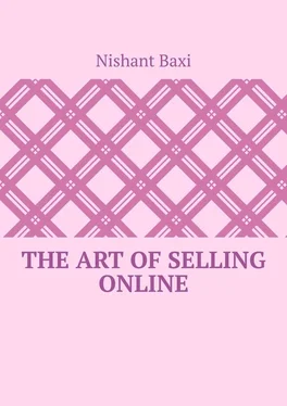 Nishant Baxi The Art Of Selling Online обложка книги