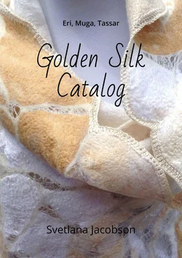 Svetlana Jacobson Golden Silk Catalog. Eri, Muga, Tassar обложка книги
