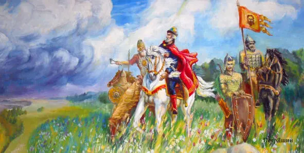 ИЛ 6 Великий князь ЮрийII Всеволодович на Дятловых горах на месте - фото 6