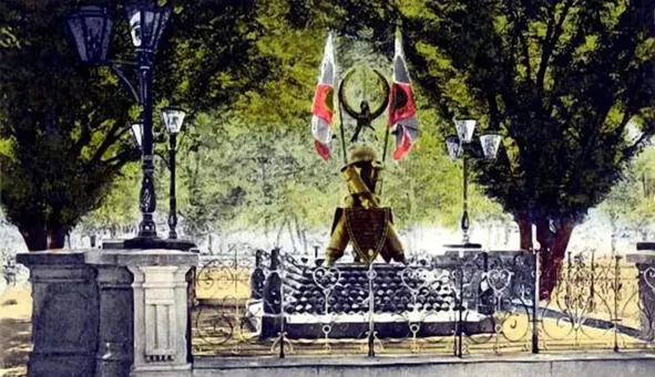 Могила Константина Петровича фон Кауфмана в сквере Церемония открытия - фото 46