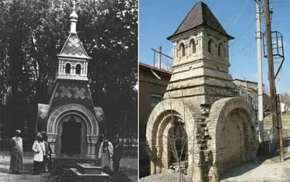 Часовня св Георгия Победоносца Мемориал в Обуховском сквере Первой - фото 50