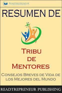 Readtrepreneur Publishing Resumen De ”Tribu De Mentores” обложка книги