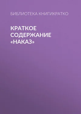 Библиотека КнигиКратко Краткое содержание «Наказ» обложка книги