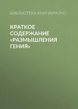 Библиотека КнигиКратко Краткое содержание «Размышления гения» обложка книги