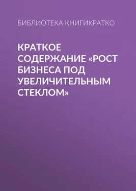 Библиотека КнигиКратко Краткое содержание «Рост бизнеса под увеличительным стеклом» обложка книги